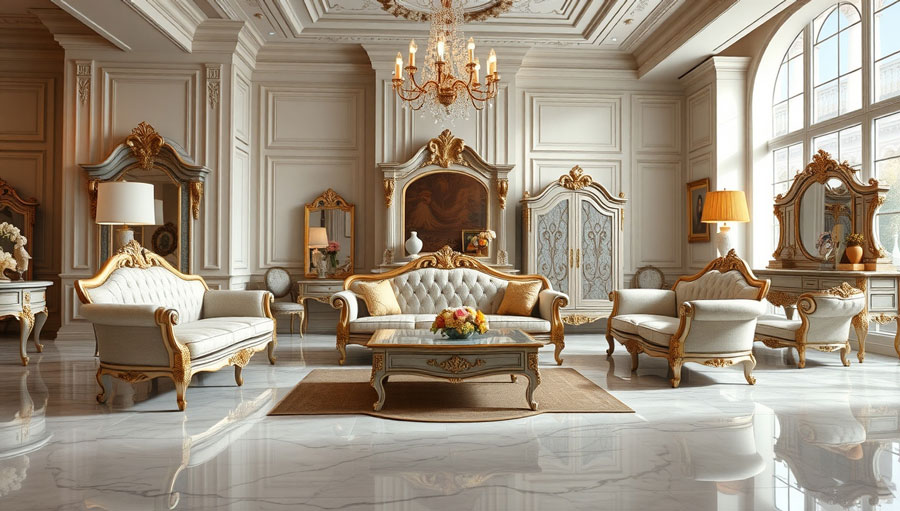 همه چیز درباره مبلمان کلاسیک ایتالیایی: از خرید تا دکوراسیون