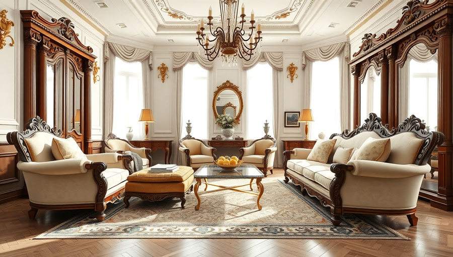 همه چیز درباره مبلمان کلاسیک ایتالیایی: از خرید تا دکوراسیون