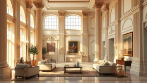 استفاده از ستون در دکوراسیون داخلی کلاسیک