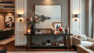 چیدمان کنسول در پذیرایی؛ از انتخاب مکان مناسب تا دیزاین با اکسسوری‌ها