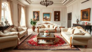 ابعاد مبل کلاسیک استاندارد