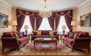 چیدمان مبل کلاسیک در فضاهای محدود